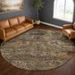 Dalyn Rug Company Aristo Taupe 8" Round Area Rug, , large