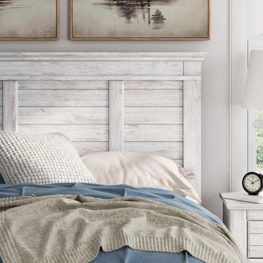 Ashley Makidern Full Panel Bed in Whitewash, , large