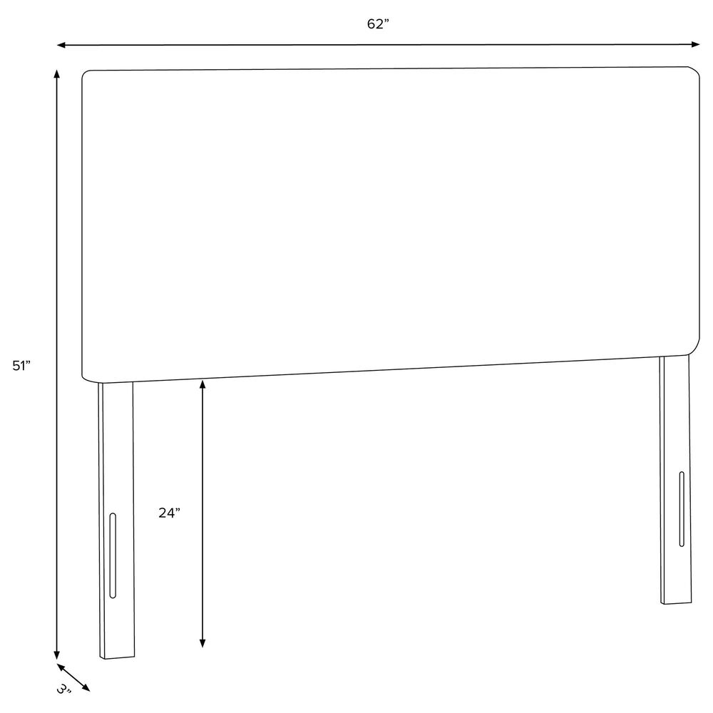 Skyline Furniture Queen Headboard in Velvet Pewter, , large