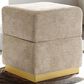Furniture of America Krysten Storage Ottoman in Silver Gray, , large