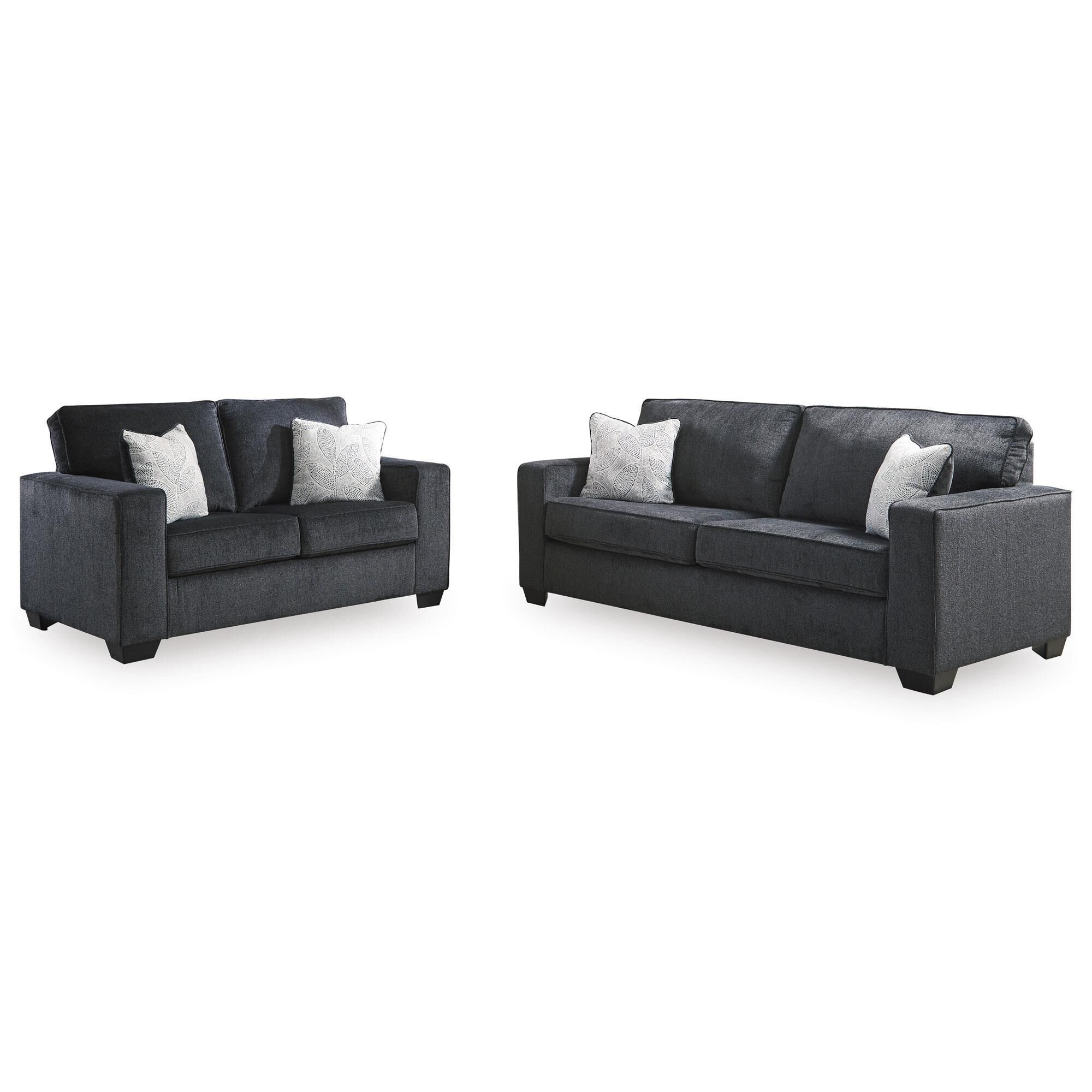 Ashley Altari, Sharstorm and Wimmings 7-Piece Living Room Set in Slate