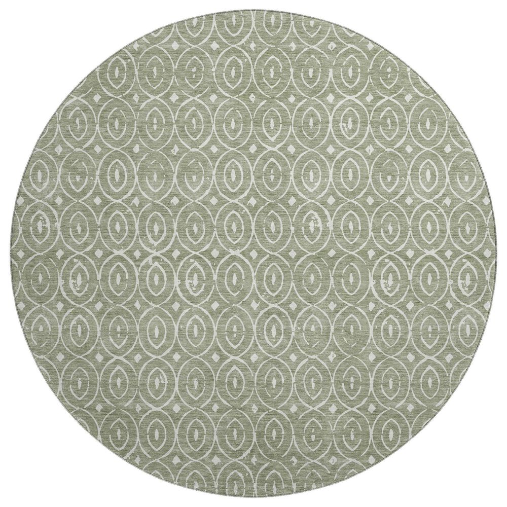 Dalyn Rug Company The Reserve TR12 Fern 8" Round Indoor/Outdoor Area Rug, , large