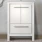 Lexora Home Lafarre 24" Single Bathroom Vanity in White with 2 cm White Cultured Marble Top and Rectangular Sink, , large