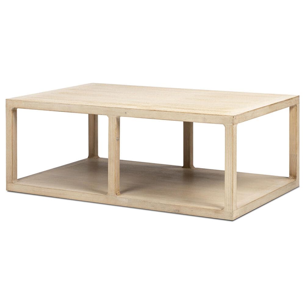 Jennifer Taylor Home Ellis Coffee Table in Light Natural Cerused, , large