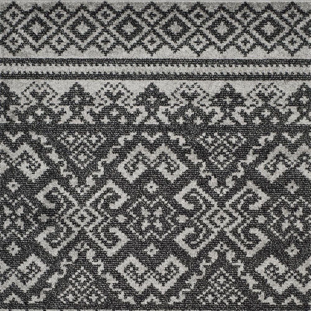 Safavieh Adirondack ADR107A-5 5&#39;1&quot; x 7&#39;6&quot; Silver/Black Area Rug, , large