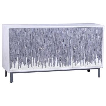 Richlands Furniture Alaric 3-Door Credenza in Whitewash, , large