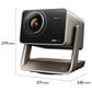 Hisense Triple Laser Mini Projector with 4000 ANSI Lumens in Gray, , large
