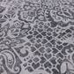 Mohawk Dri-Pro Deluxe Damask Nouveau 1"8" x 3"6" Grey Area Rug, , large