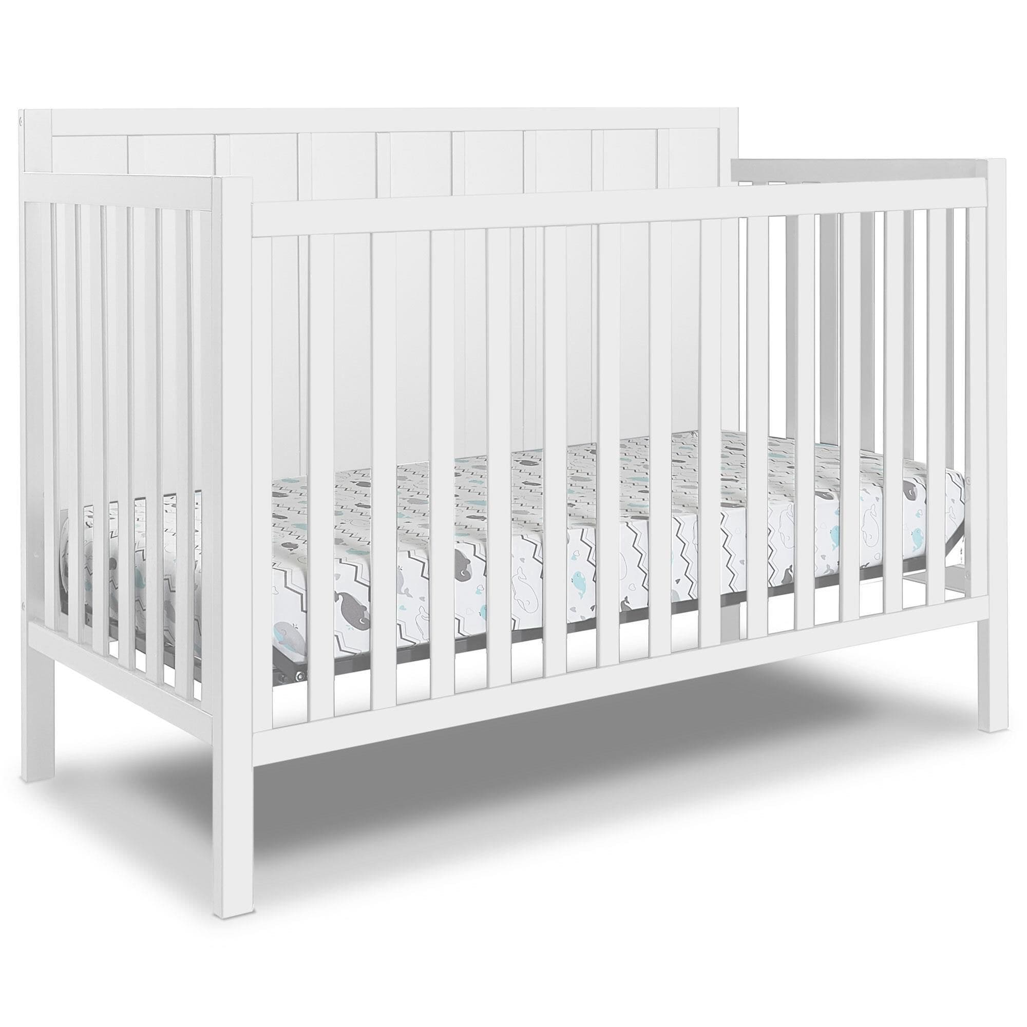 Sorelle Essex 4 In 1 Convertible Crib in White NFM