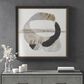 Hampton Park Auric Beam 30" x 30" Abstract Framed Canvas Wall Art in Black, Grey and Gold, , large