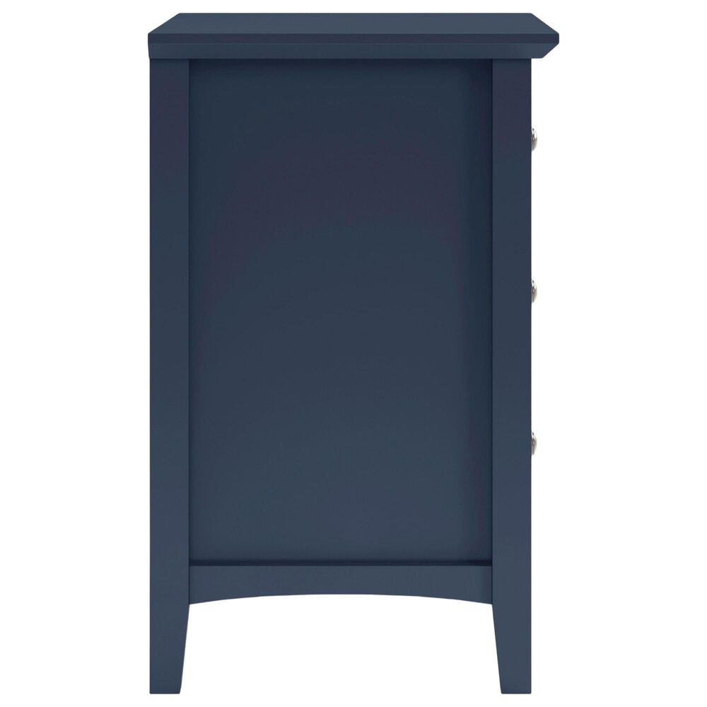 Urban Home Grace 3 Drawer Nightstand in Blueberry, , large