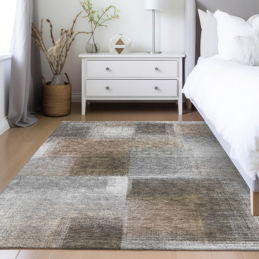 Dalyn Rug Company Trevi TV10 3&#39; x 5&#39; Pewter Area Rug, , large