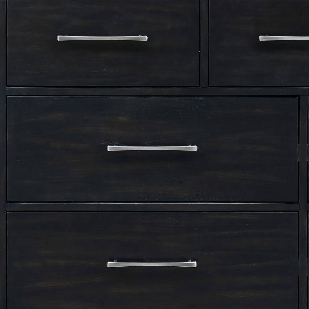 Millenium Rowanbeck Dresser and Mirror in Rich Layered Black, , large