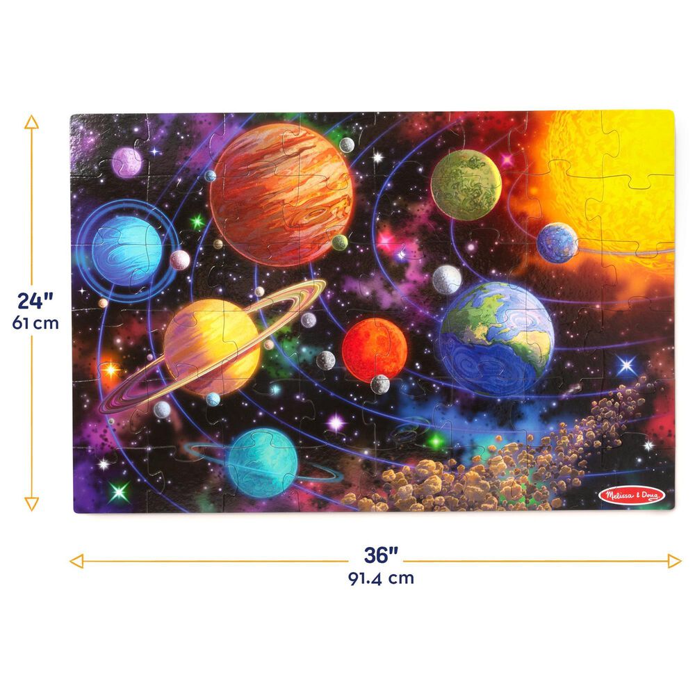 Melissa &amp; Doug 48-Piece Solar System Floor Puzzle, , large