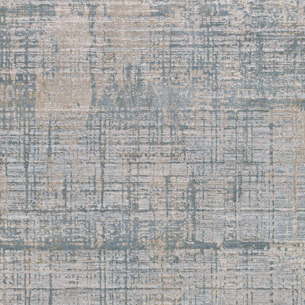 Surya Brunswick 2&#39;7&quot; x 10&#39; Dusty Sage, Taupe, Light Gray, White, Pale Blue, Olive and Teal Runner, , large