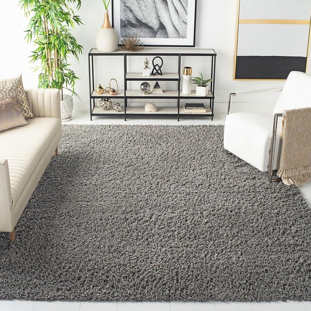 Safavieh August Shag AUG200F 9&#39; x 12&#39; Grey Area Rug, , large