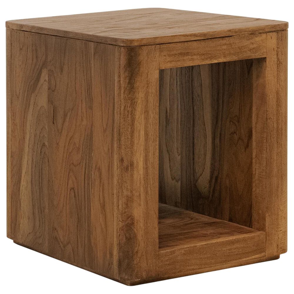 Fallridge Balam Chairside Table in Brown, , large