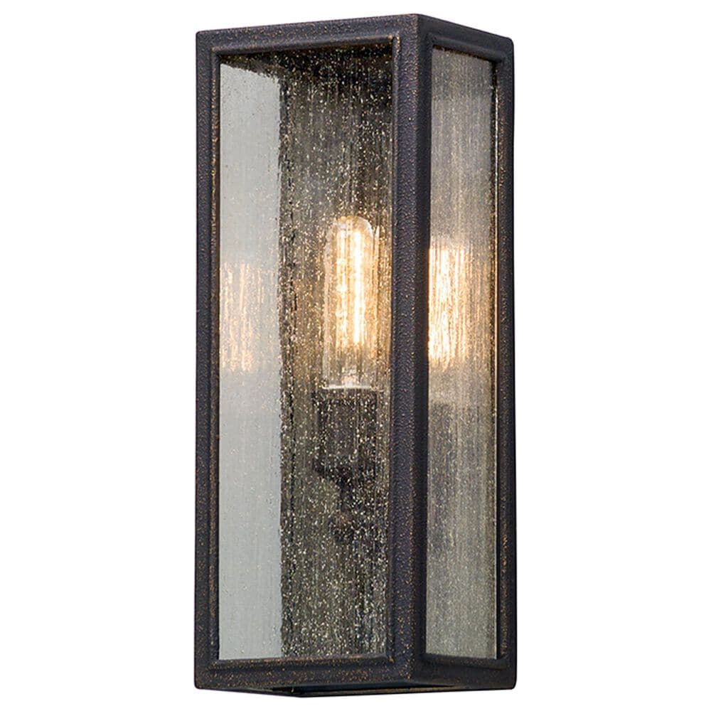 Troy Lighting Dixon 7" 1-Light Exterior Wall Sconce in Vienna Bronze, , large