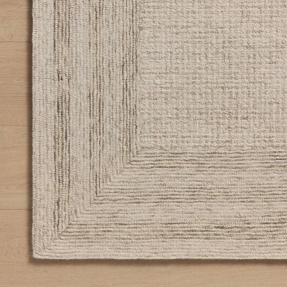 Amber Lewis x Loloi Windsor 2&#39;3&quot; x 3&#39;9&quot; Ivory and Stone Area Rug, , large
