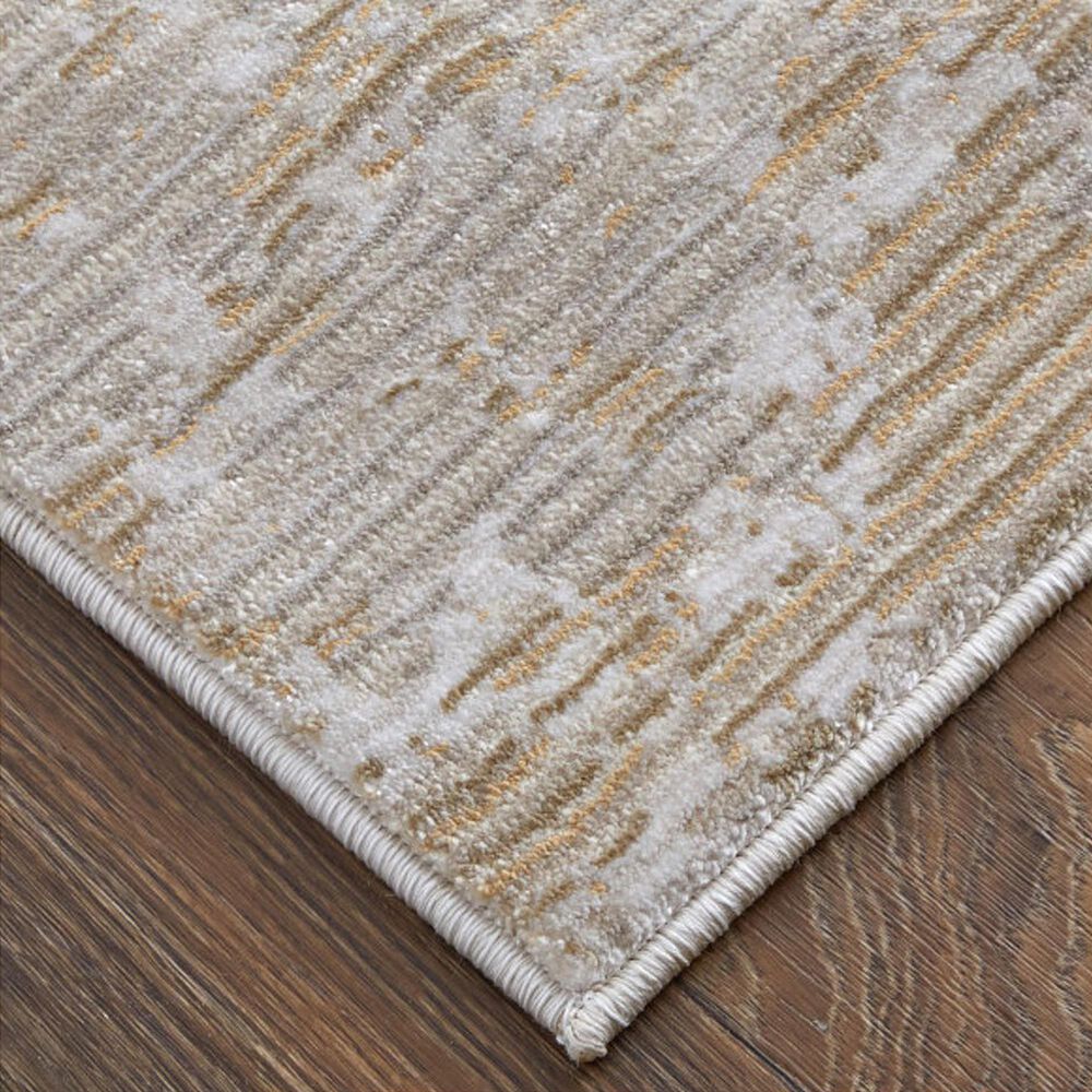 Feizy Sonora 5&#39; x 7&#39;6&quot; Ivory and Beige Area Rug, , large