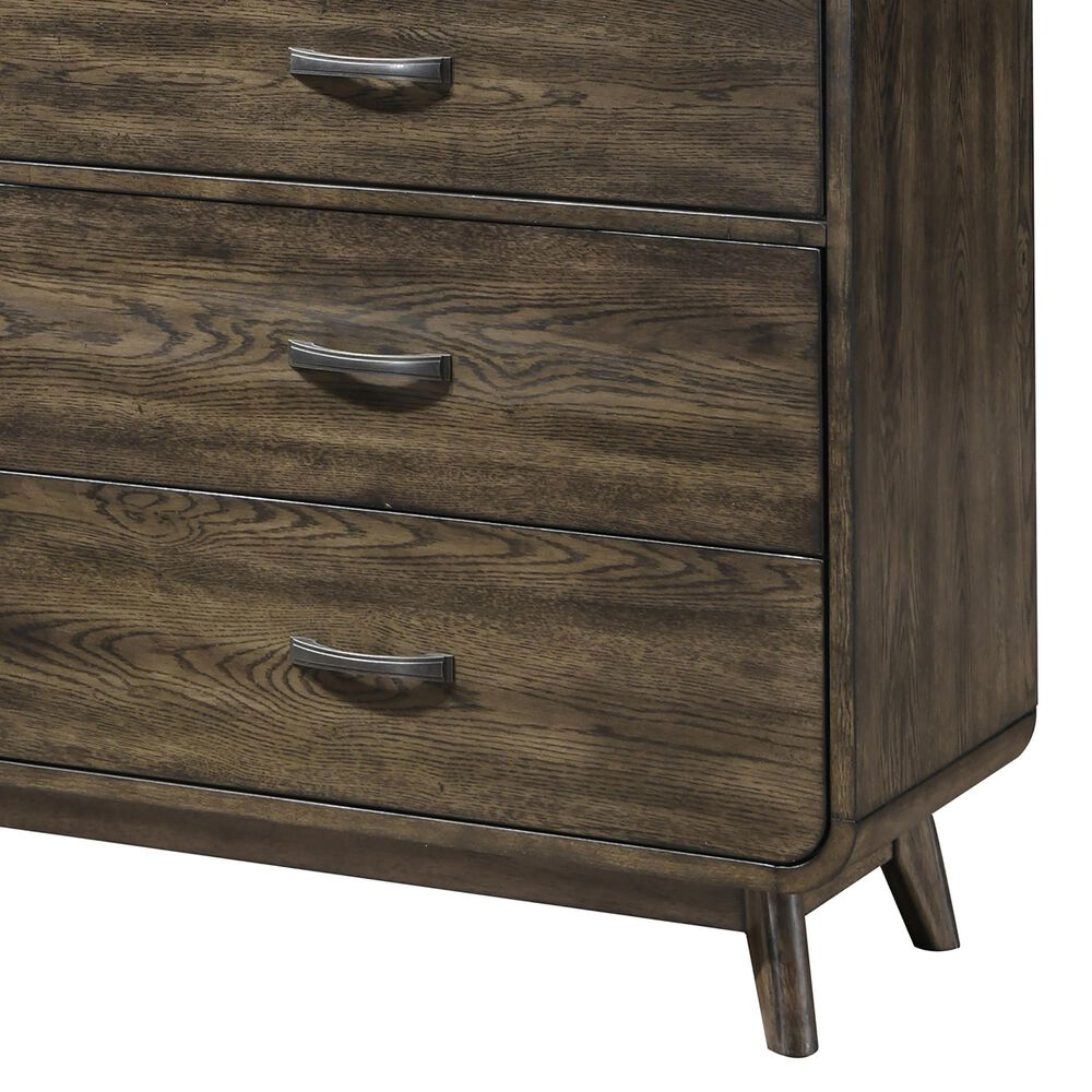 New Heritage Design Rex 3-Piece Queen Panel Bedroom Set in Walnut, , large