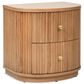 Jennifer Taylor Home Valentine Side Table in Natural Brown, , large