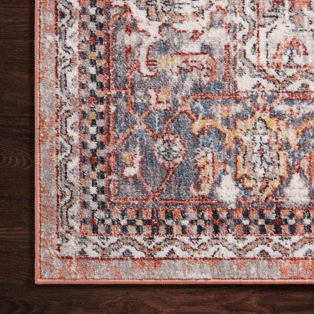 Loloi II Cassandra CSN-01 2&#39;6&quot; x 4&#39; Rust and Multicolor Area Rug, , large