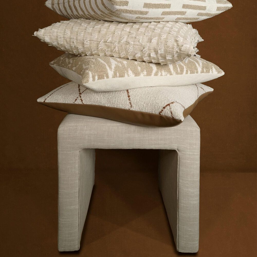 D.V.Kap Inc Viska 24&quot; x 24&quot; Throw Pillow in Mushroom, , large