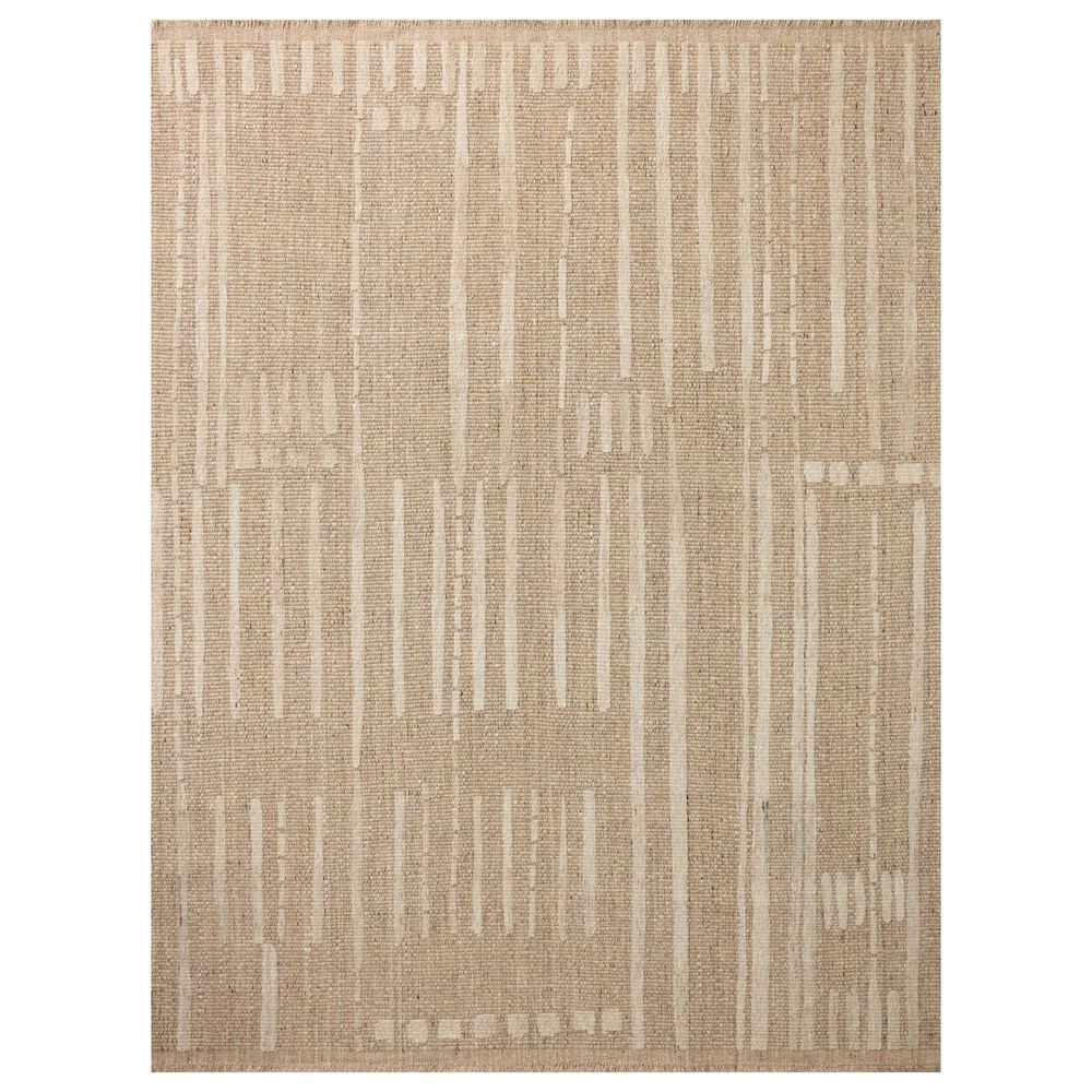 Loloi Valentina Natural and Beige 7"9" x 9"9" Area Rug, , large