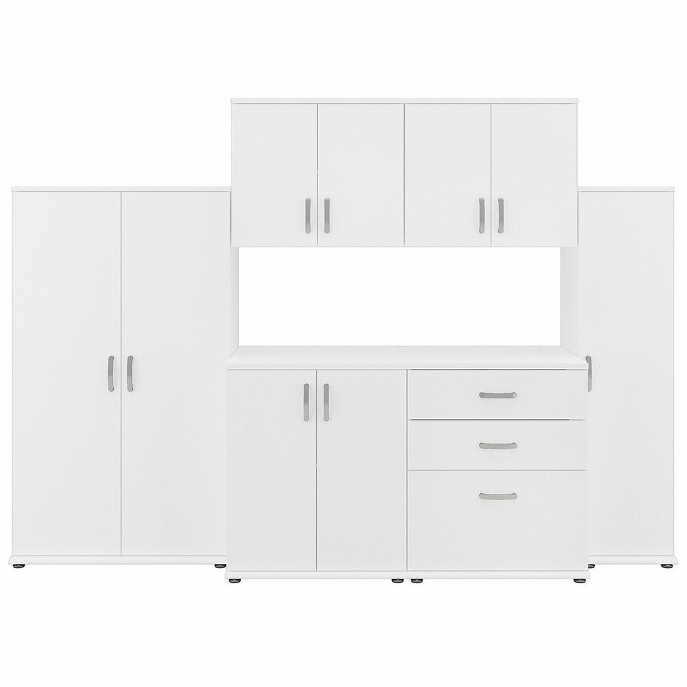 Bush Universal 6-Piece Modular Storage Set in White/White, , large