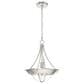 Hunter Perch Point 1-Light Pendant in Brushed Nickel, , large