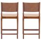 Linon Home Decor Cadence Counter Stool in Brown and Natural (Set of 2), , large
