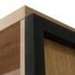 Wycliff Bay Mason 78" Open Bookcase in Monarca and Black, , large