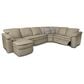 England Furniture Seneca Falls 5-Piece Stationary Left Arm Facing Sectional with Chaise in Galactic Parchment, , large