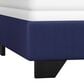 Richlands Furniture Reece King Upholstered Panel Bed in Sapphire Blue, , large