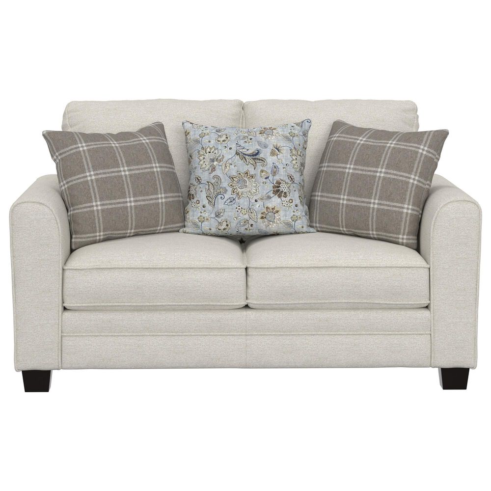 Jackson Furniture Magnolia Stationary Loveseat in Shell, , large