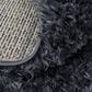 Feizy Darian 2" x 3" Black and Charcoal Area Rug, , large