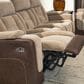 Ashley Mixed Motion Power Reclining Sofa in Brownstone, , large