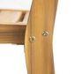 Hearth and Haven 3-Piece Outdoor Bistro Set with Round Table in Teak, , large