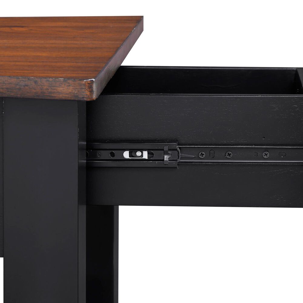 Crystal City Joplin End Table in Walnut and Ebony, , large