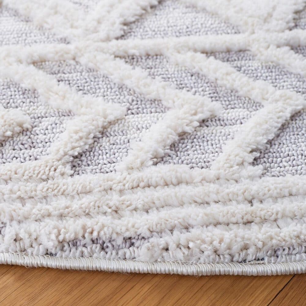 Safavieh Marrakesh MRK566B 6&#39;7&quot; Round Beige and Grey Area Rug, , large