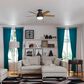 Hunter Anslee Low Profile 46" Ceiling Fan with LED Lights in Premier Bronze, , large