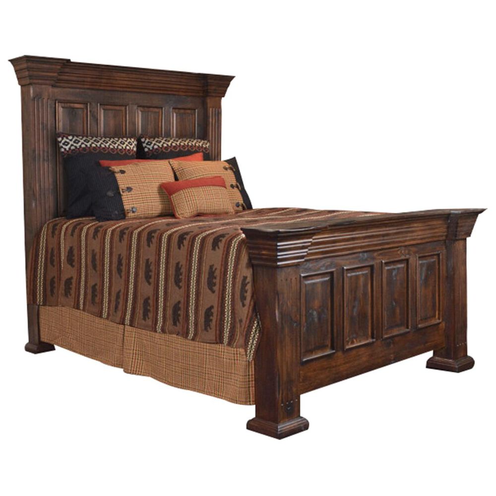 Sunset Bay Marquis Queen Bed in Distressed Brown, , large