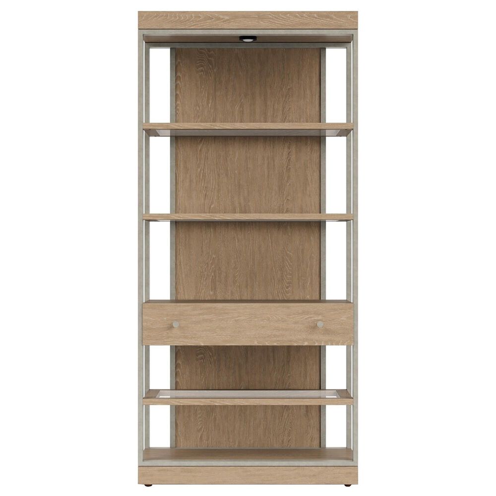 Riverside Furniture Sophie 1-Drawer Etagere in Brown, , large