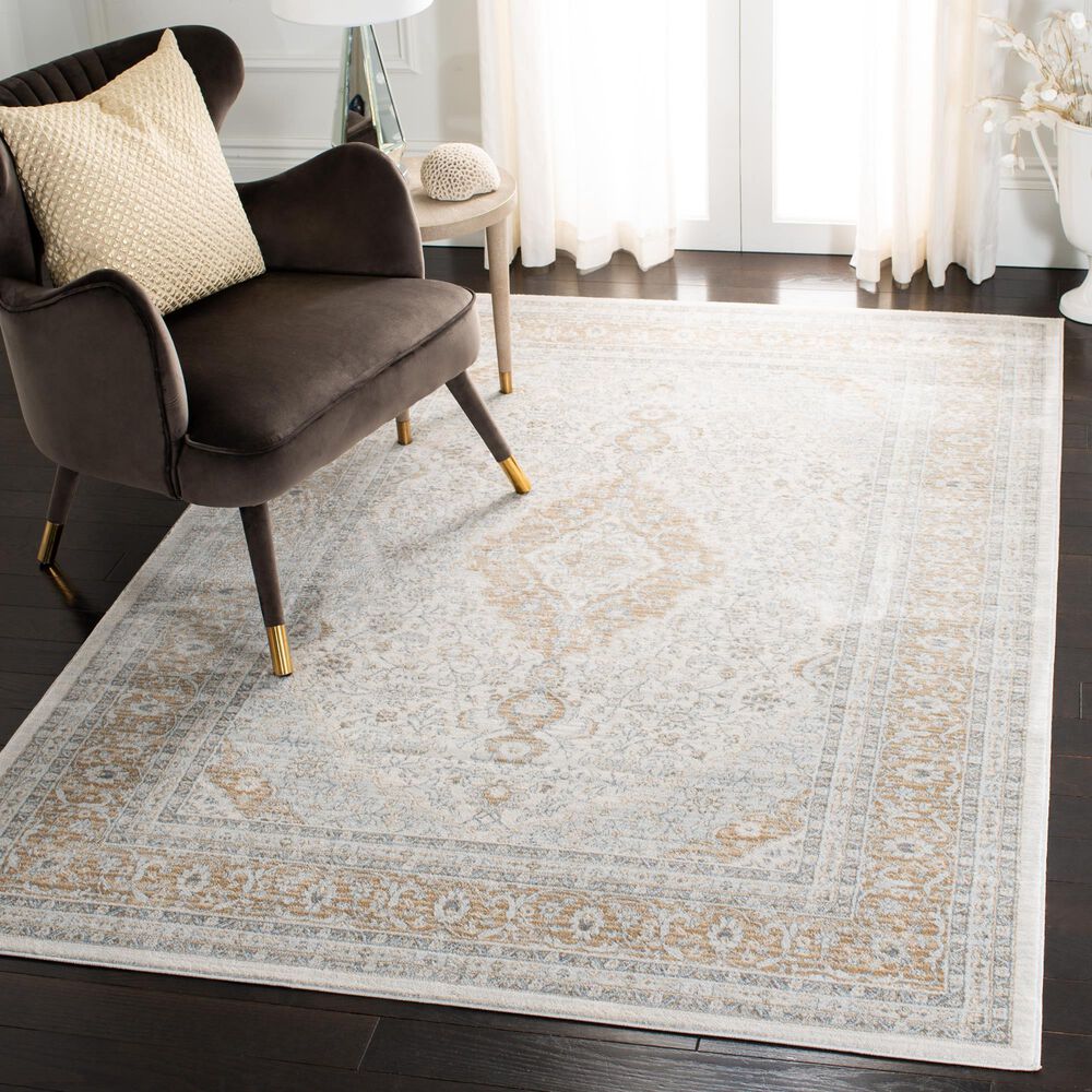Safavieh Isabella ISA919B 3&#39; x 5&#39; Cream and Beige Area Rug, , large