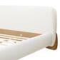 Jennifer Taylor Home Alpine Puffy Modern King Platform Bed in Ivory White, , large