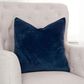 Rizzy Home 22" x 22" Down Filled Throw Pillow in Blue, , large