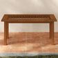 HOMLUX Patio Coffee Table in Teak Oil, , large