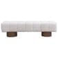 Hearth and Haven 64" Upholstered Dining Bench with Feet Pads in Beige, , large