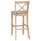 Linon Home Decor Torino X-Back Bar Stool in Grey Wash, , large